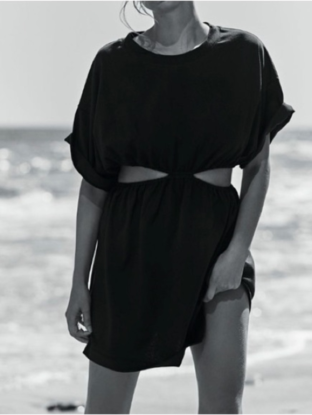 Free People Dandelion Mini Black Dress